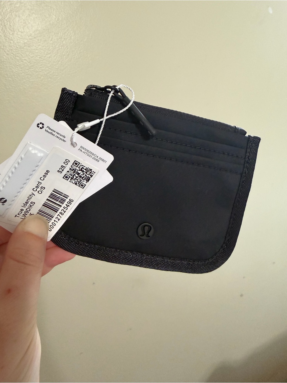 lululemon athletica Black Key & Card Holder